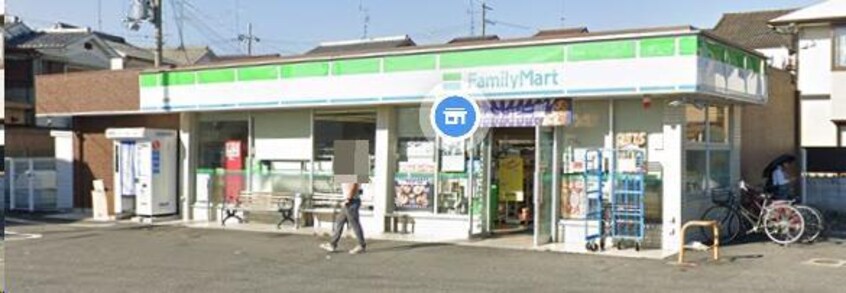 ファミリーマート城陽枇杷庄店(コンビニ)まで527m ベルボヌール