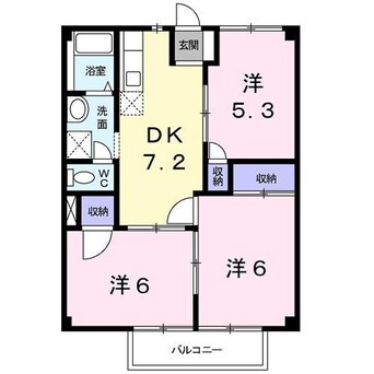 間取図 カーム西村