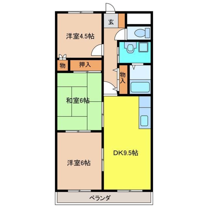 間取図 エバープラスパ