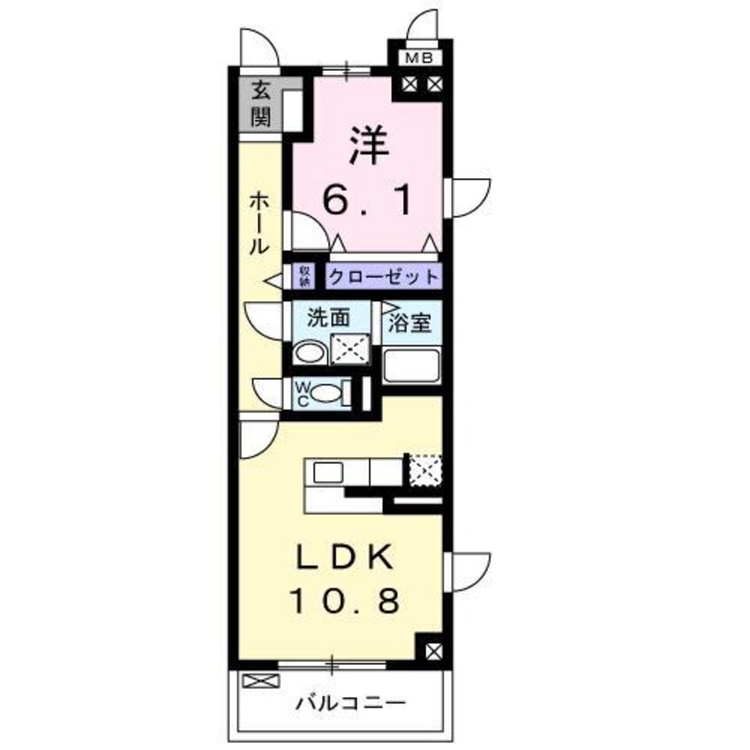 間取図 アクアパレス