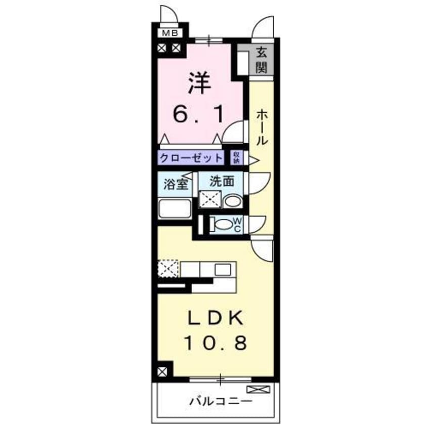 間取図 アクアパレス