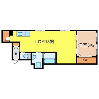 間取図 墨染コーポ