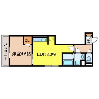 間取図 ブリランテ墨染