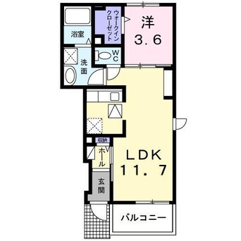 間取図 サン　プリュネ