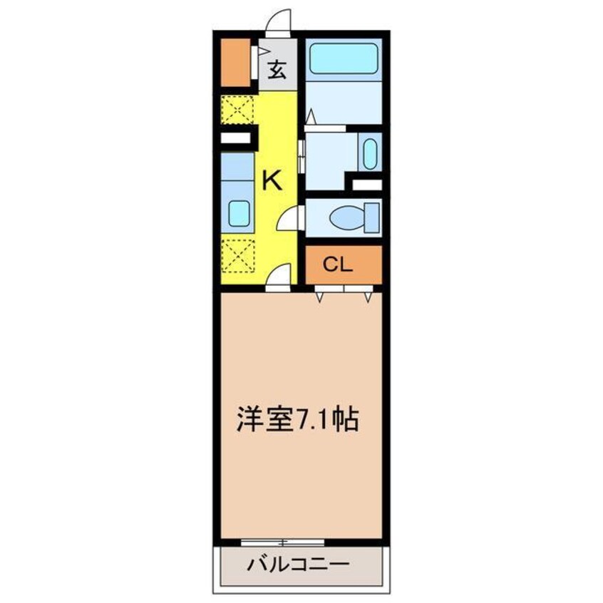 間取図 メゾン皐月