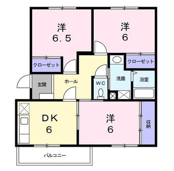 間取図 シャトーペガサス