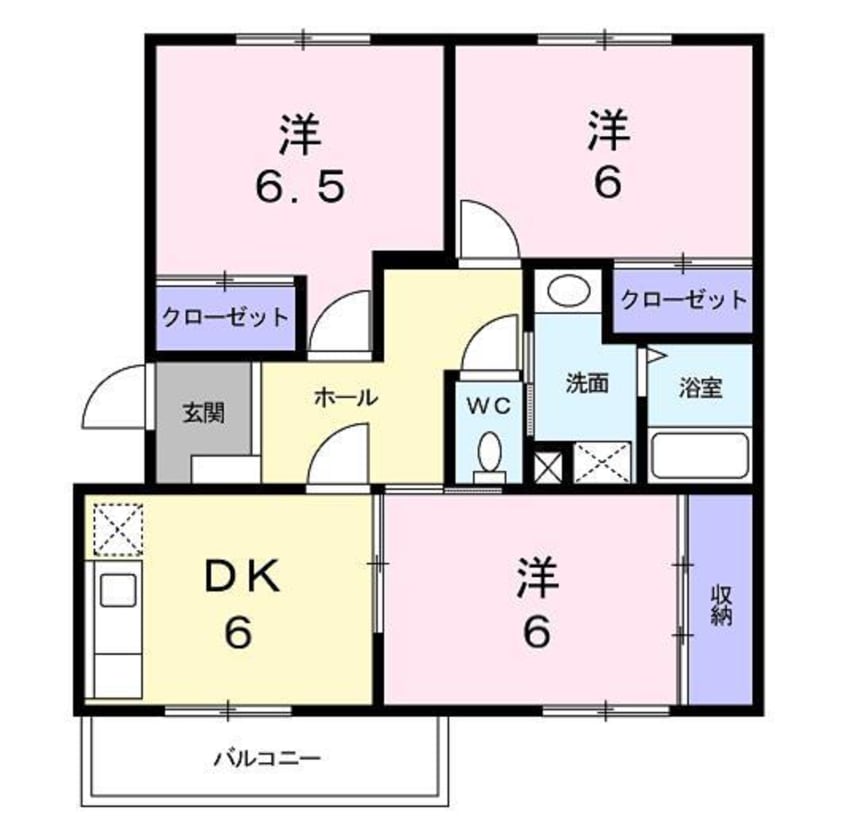 間取図 シャトーペガサス