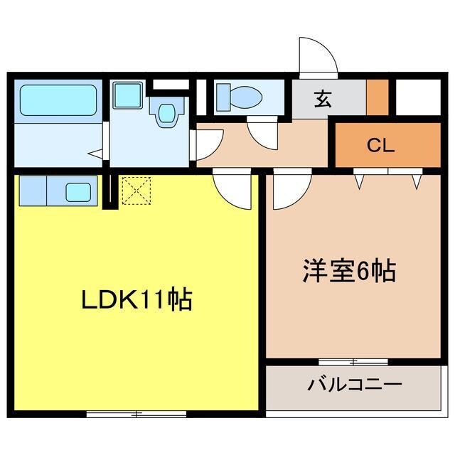 間取り図 ミレ・グランデ・伏見