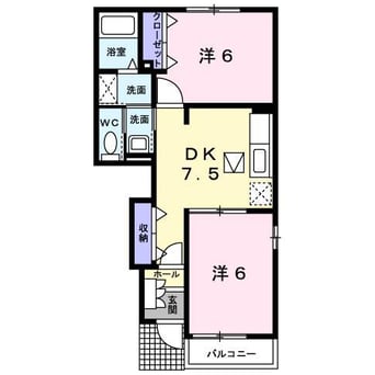 間取図 プラム里開