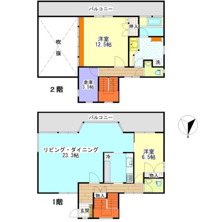 間取図 名鉄伊豆赤沢別荘地　貸家