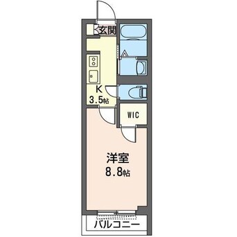間取図 内房線/姉ケ崎駅 徒歩2分 1階 築2年