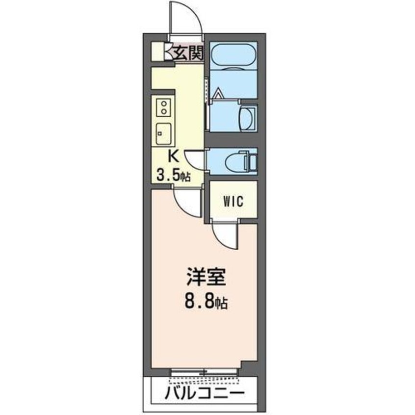 間取図 内房線/姉ケ崎駅 徒歩2分 1階 築2年