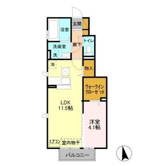 間取図 ステアヒルズⅡ