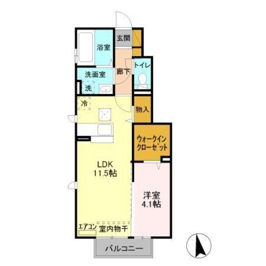 間取図 ステアヒルズⅡ