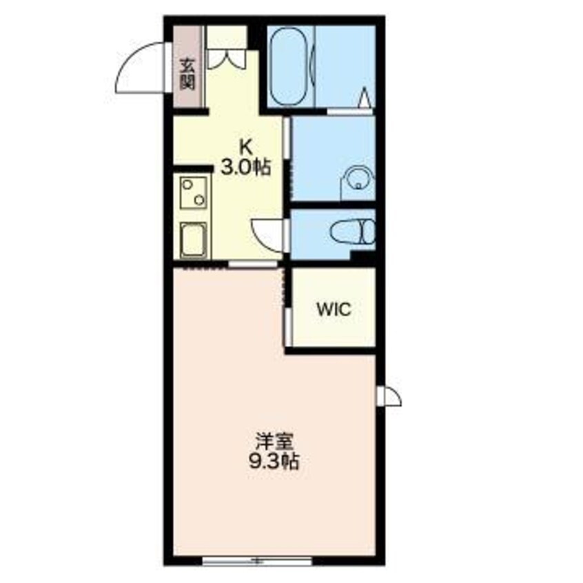 間取図 内房線/五井駅 徒歩10分 3階 築10年