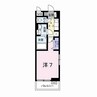 アビタシオンＵ 1Kの間取り