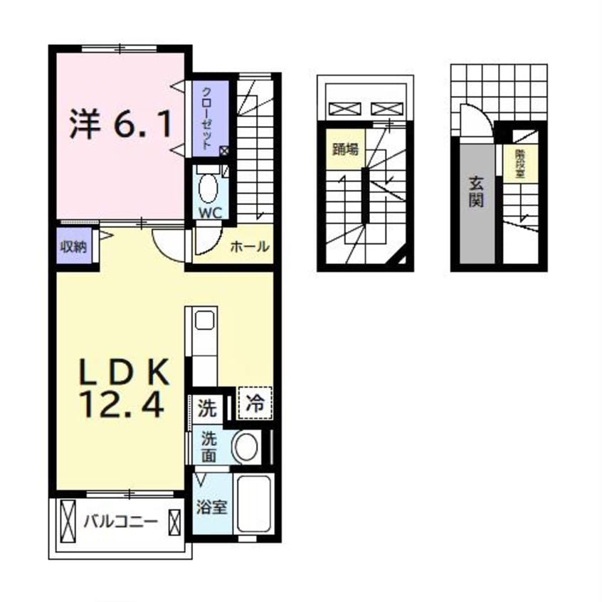 間取図 グランドソレイユ（根田）