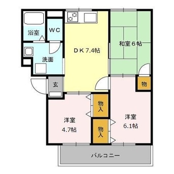 間取図 ファーストターフ鎌取C