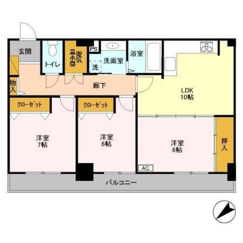 間取図 オーシャンビュー壱番館