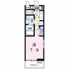 アヴァンセⅡ 1Kの間取り