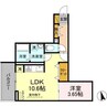 ビューテラス(ちはら台西) 1LDKの間取り
