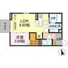ビューテラス(ちはら台西) 1LDKの間取り
