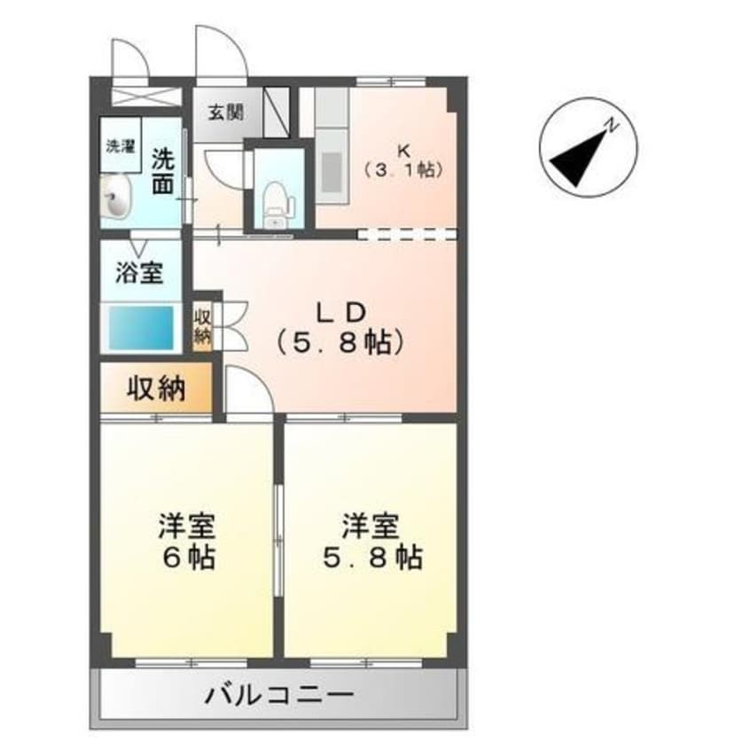 間取図 パークサイトⅠ