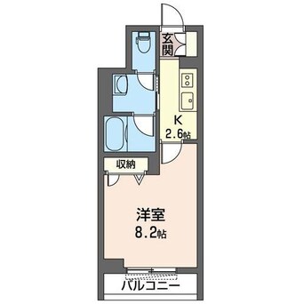 間取図 内房線/五井駅 徒歩2分 1階 築2年