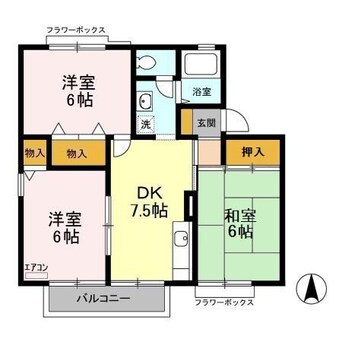 間取図 カサベルデC