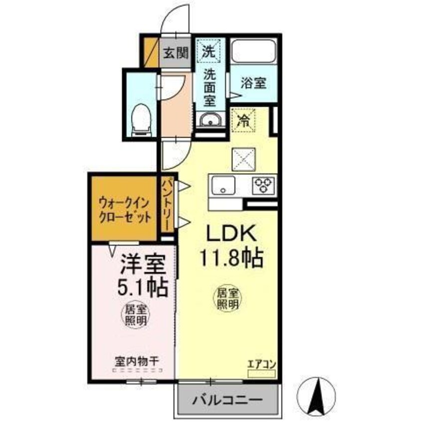 間取図 リッチモンブラン