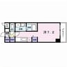 パークサイド砂山 1Rの間取り