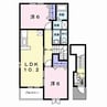 ドエルセピア 2LDKの間取り