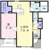 ピオニエール 1LDKの間取り