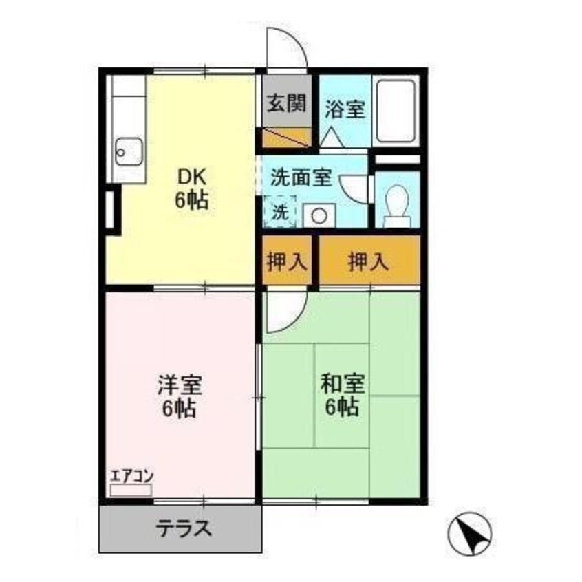 間取図 プチパレス