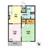 プチパレス 2DKの間取り