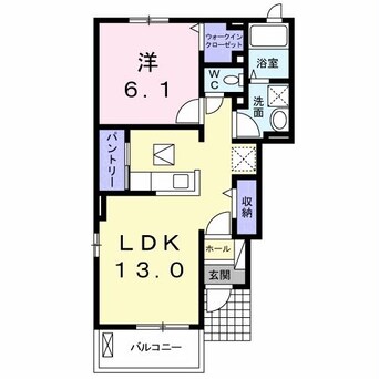 間取図 内房線/姉ケ崎駅 徒歩20分 1階 築7年