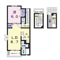 プラーンドルⅠの間取図