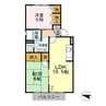 ドリームシティA 2LDKの間取り