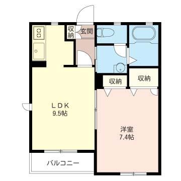 間取り図 フルール1番館