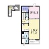 グランメゾン姉崎 1LDKの間取り