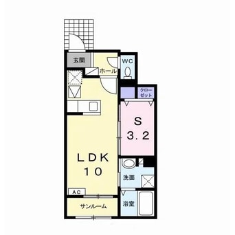 間取図 内房線/姉ケ崎駅 徒歩15分 1階 築8年