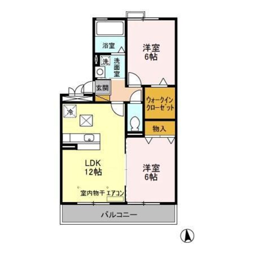 間取図 外房線/誉田駅 徒歩25分 3階 築17年