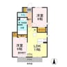 ソレアードカーサ 2LDKの間取り