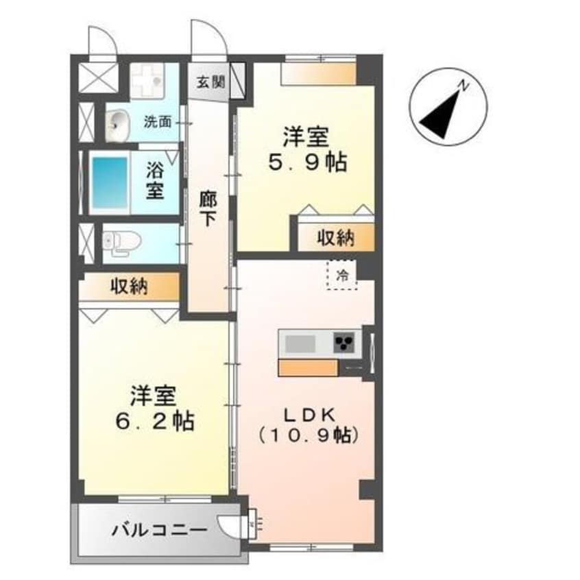 間取図 メープルグローブ
