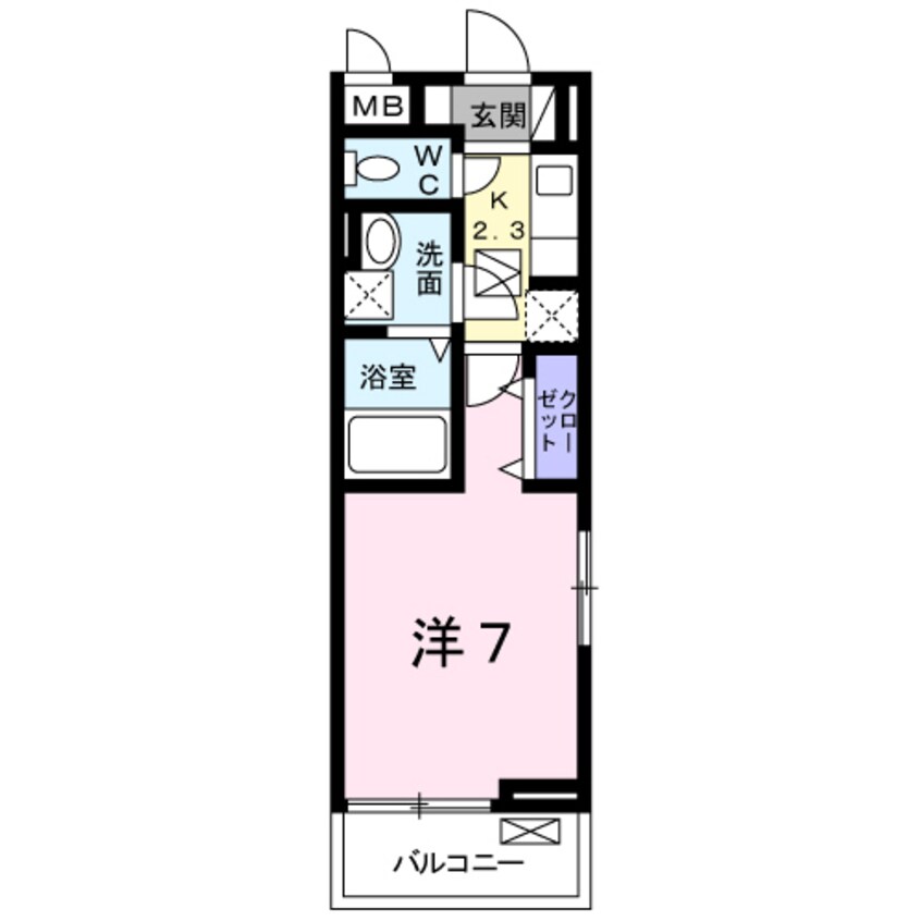 間取図 内房線/五井駅 バス7分白金町三丁目下車下車:停歩10分 1階 築8年