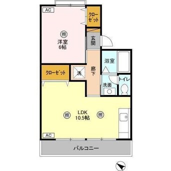 間取図 ファーストターフ鎌取　A