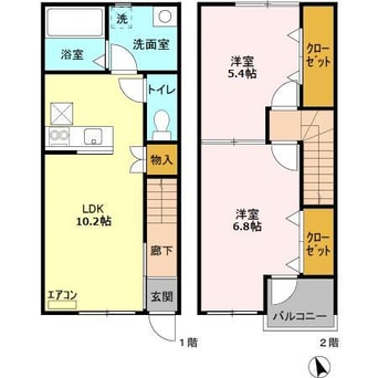間取図 ハピネスあすみが丘東