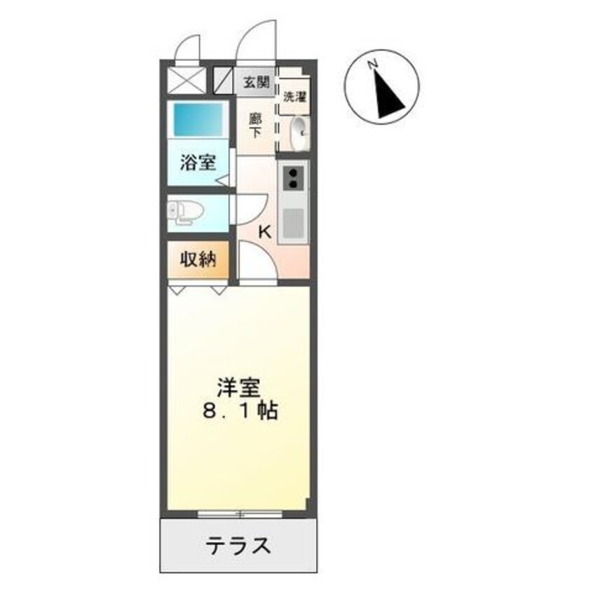 間取図 京成千葉線・千原線/ちはら台駅 徒歩3分 2階 築21年