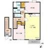 イーストヒルズ 2LDKの間取り