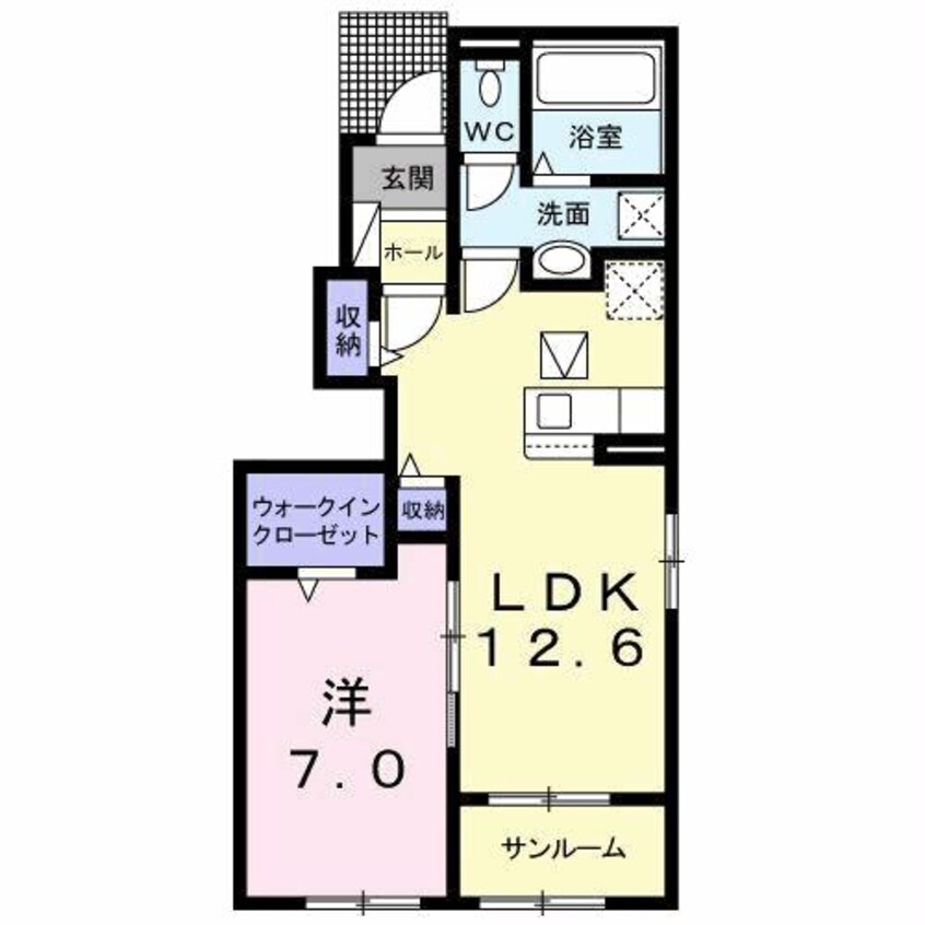 間取図 イーストサイド８６